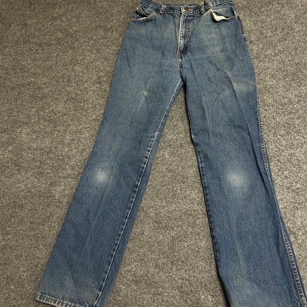 h.i.s. Jeans Womens Size 13/14 Blue Vintage High Rise Straight Leg Denim Fair